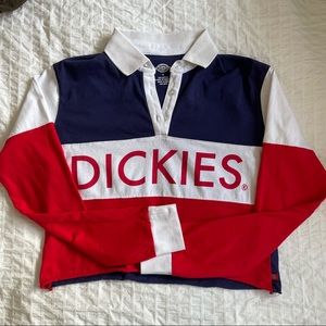 Dickies Collared Crop Top